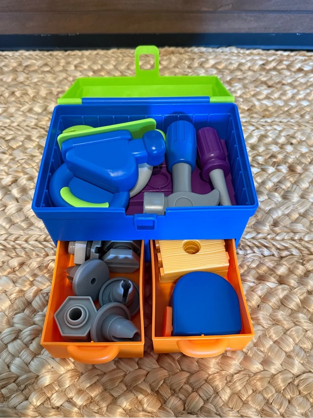 Learning Resources Kids Tool Chest - Green, Blue & Orange